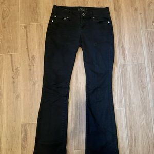 Black pair of Lucky jeans